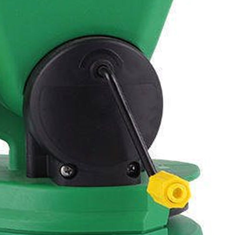 Hand-operated seeder; lawn seed sower; seeding machine