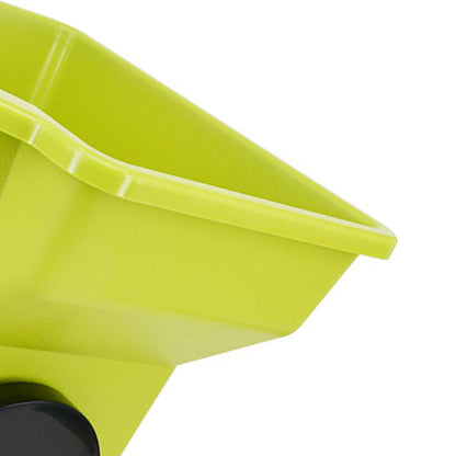 Portable sower; compact seeder; hand-operated gardening tool