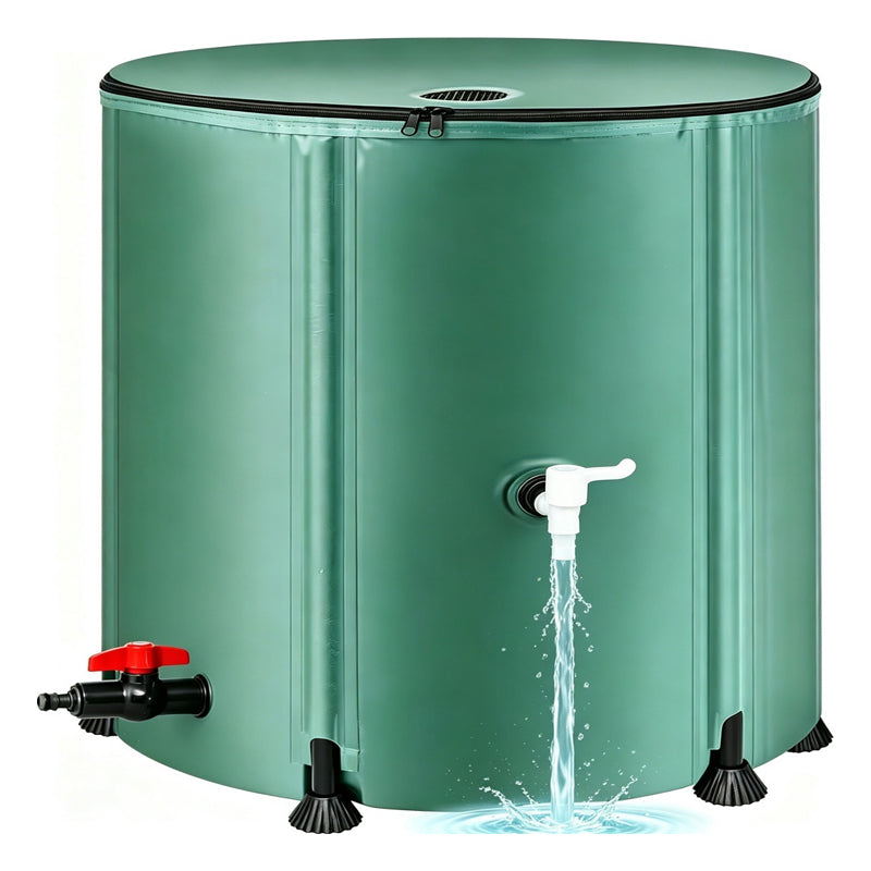 Rainwater collection container for courtyards and gardens ¨C outdoor water storage tank