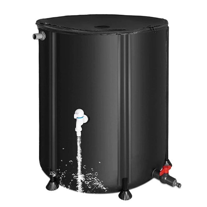 Outdoor rainwater collection tank ¨C foldable, portable, multi-functional rainwater harvesting container