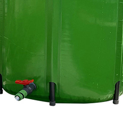 Outdoor rainwater collection and storage bucket ¨C foldable garden bucket for yard landscaping and irrigation ¨C featuring a foldable design