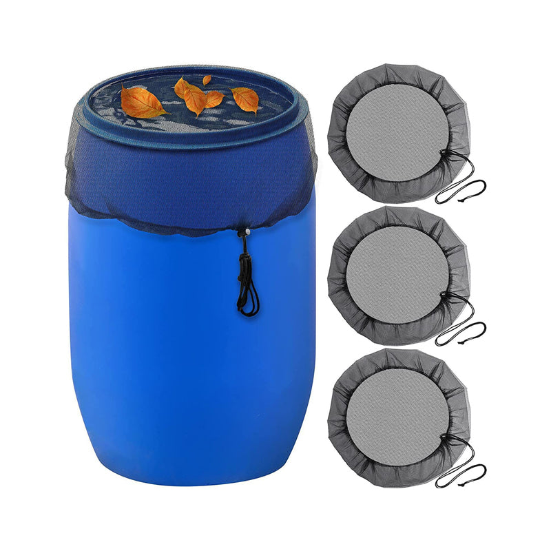 Outdoor rainwater collection cover ¨C Rainwater collection bucket cover; Rainwater filtration and mosquito/leaf filter mesh cover