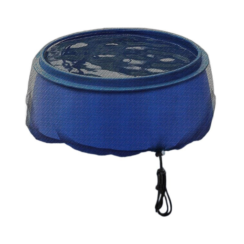 Outdoor rainwater collection cover ¨C Rainwater collection bucket cover; Rainwater filtration and mosquito/leaf filter mesh cover