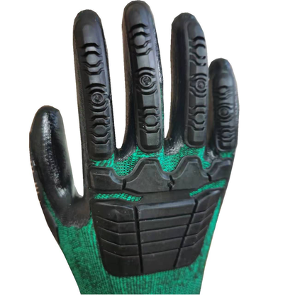 Anti-Impact Cut-Resistant Work Gloves, Anti-Slip Wear-Resistant Riding Protection Multi-Purpose Safety Gloves