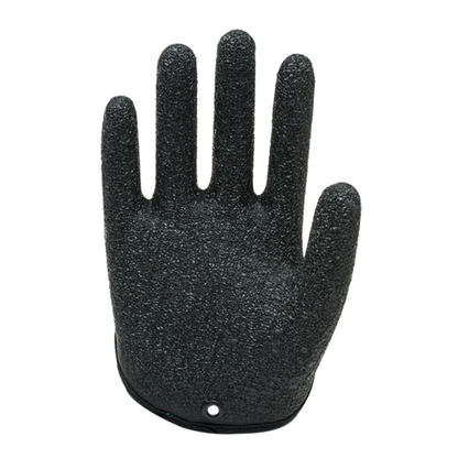 Strong Magnetic Hook Buckle Fish Catching Gloves, Anti-Puncture Anti-Slip Latex 13-Gauge Polyester Knit Gloves