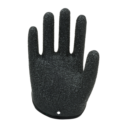 Strong Magnetic Hook Buckle Fish Catching Gloves, Anti-Puncture Anti-Slip Latex 13-Gauge Polyester Knit Gloves