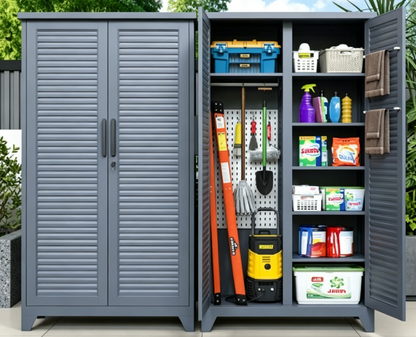 Outdoor Garden Waterproof & UV-Resistant Storage Cabinet