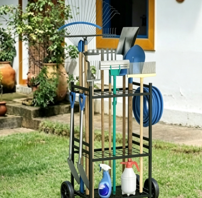 Metal Storage Rack, Wrought Iron Organizer