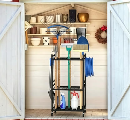 Metal Storage Rack, Wrought Iron Organizer