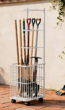 Gardening Supplies Storage Rack, Yard & Garden Tool Organizer