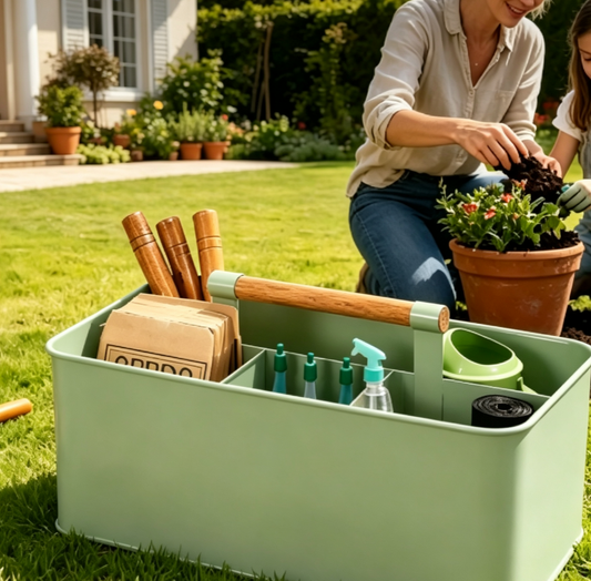 Gardening Storage Basket & Home Flower Planting Tool Box