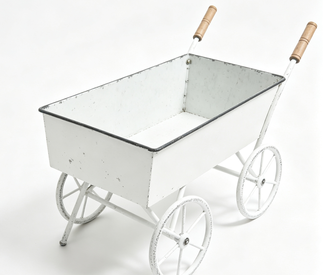 Wrought Iron Design Utility Cart