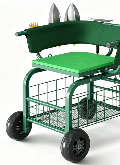 Multifunctional Rolling Garden Stool