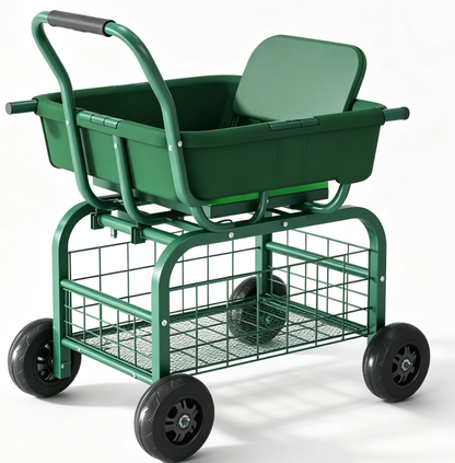 Multifunctional Rolling Garden Stool