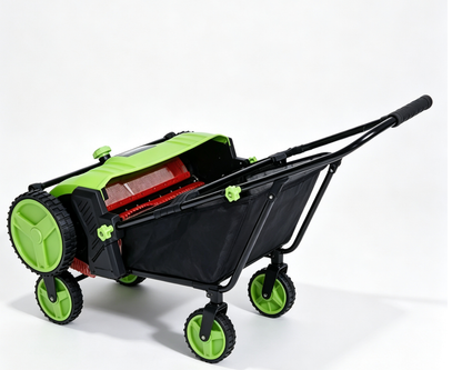 Push Leaf Collection Cart
