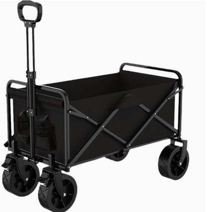 Foldable Garden & Camping Cart, Portable Vendor Pushcart