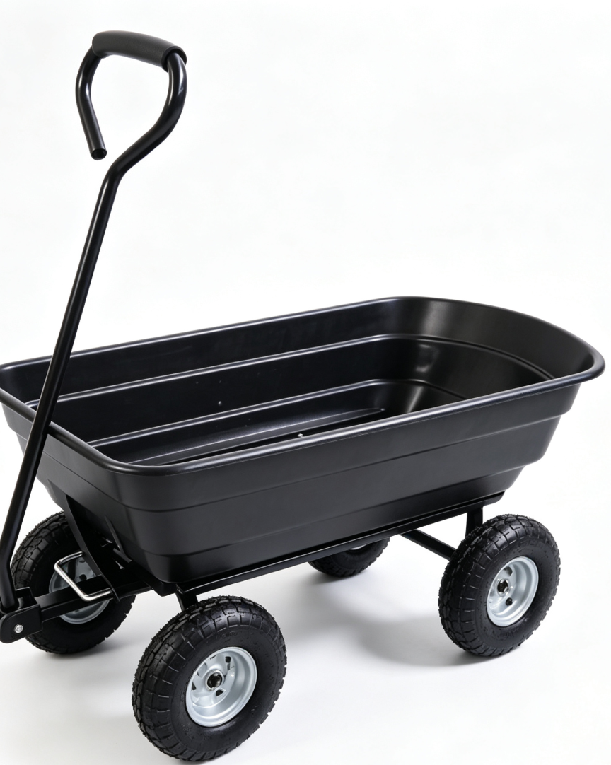 Garden Cargo Cart & Towable Utility Trailer