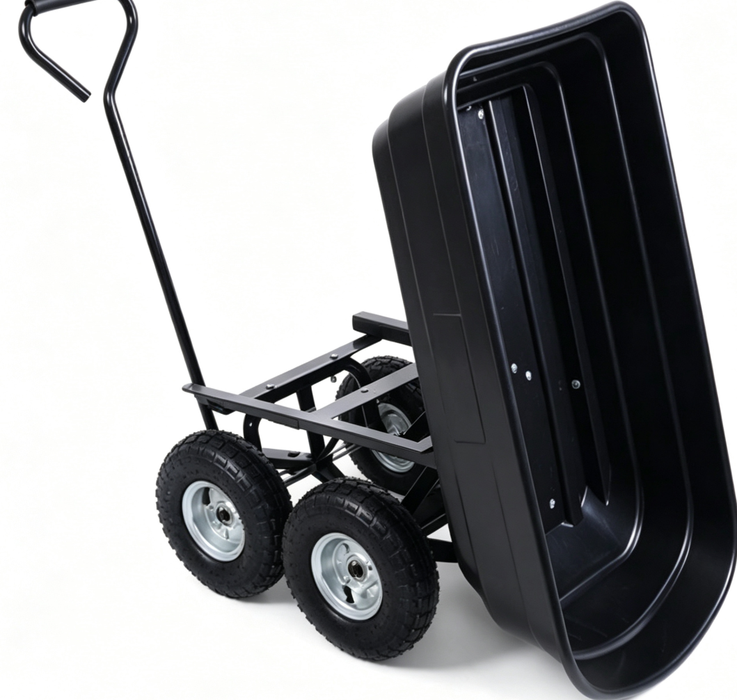 Garden Cargo Cart & Towable Utility Trailer