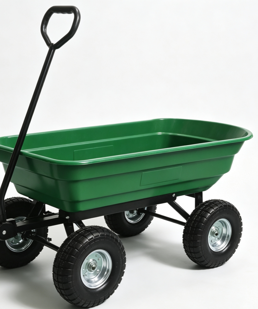Garden Cargo Cart & Towable Utility Trailer