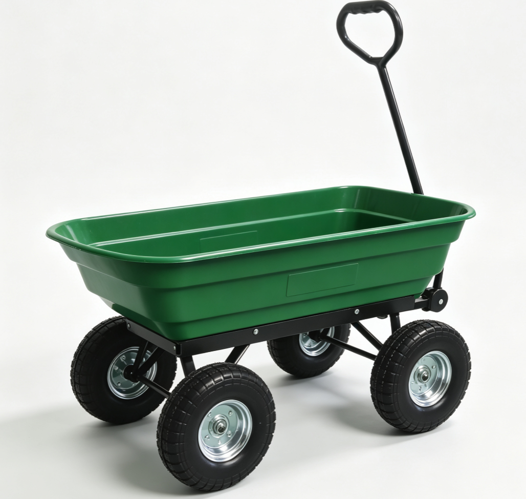 Garden Cargo Cart & Towable Utility Trailer
