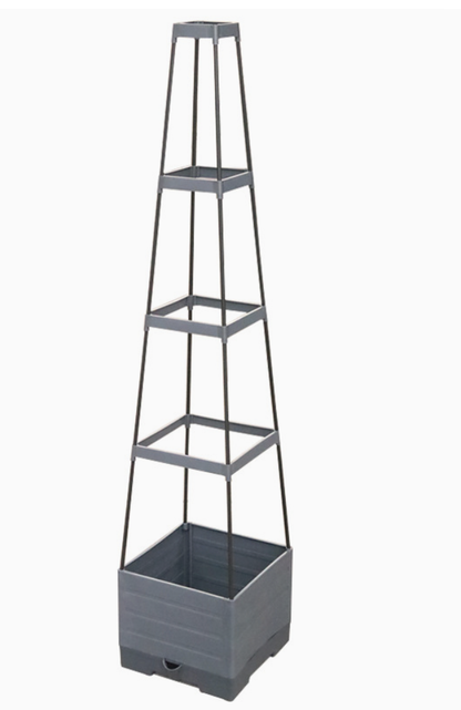 Planting basket for rose cultivation; simple assembly of garden trellises and climbing frames ¨C hydrangea climbing frame