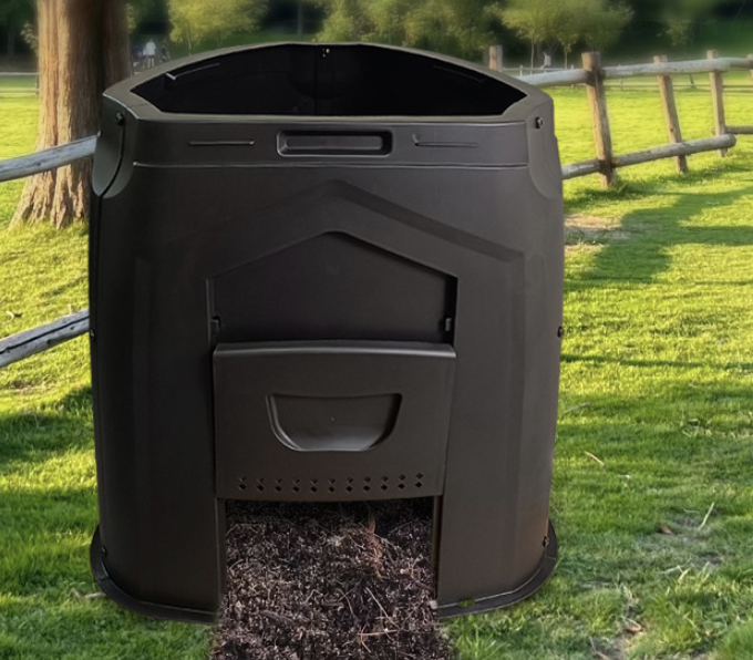 Aerobic Fertilizer Bin, Leaf & Weed Plastic Compost Bin, Nutrient Soil Fermentation Box